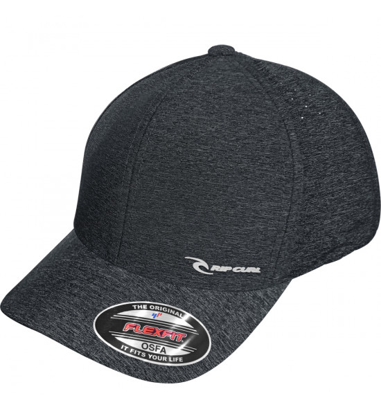 Boné Rip Curl Phaser Curve Peak Flexfit Cap Black