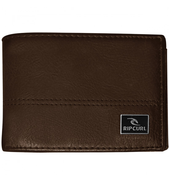 Carteira Rip Curl Corpawatu Icon PU Slim Brown