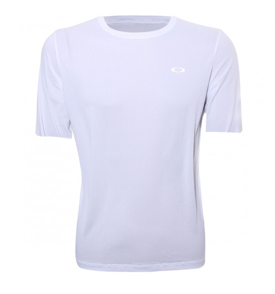 Camiseta Oakley Fitness Wind 2.0 Branca Ref 433002