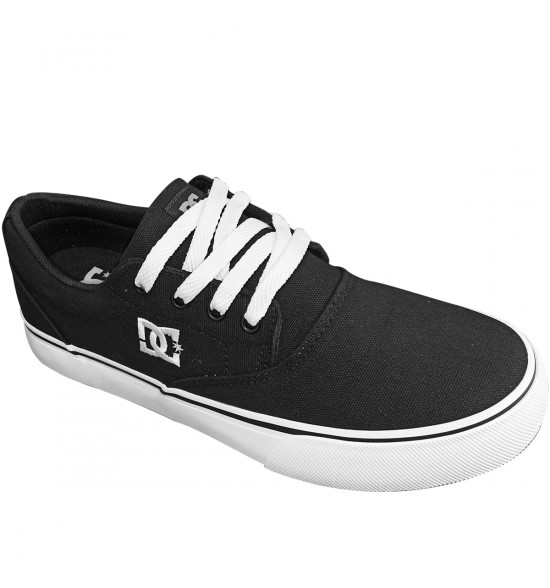 Tênis Dc Shoes New Flash 2 Tx Black e White