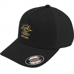 Boné Rip Curl Icons Eco Flexfit Cap Black Tan