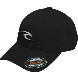 Boné Rip Curl Wave Icon Metal Logo Flexfit Black