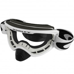 Óculos Goggle Oakley O Frame 2.0 Pró MX Matte White/Lente Clear
