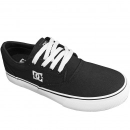 Tênis Dc Shoes New Flash 2 Tx Black e White